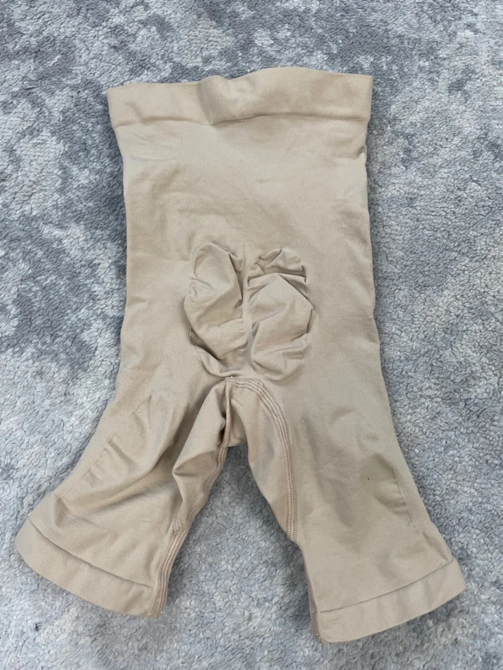 New Skims Maternity Sculpting Shorts Mid Thigh Shapewear Beige Nude Sz XXS XS